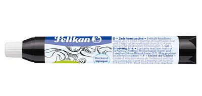 Encre de chine A, cartouche de 9 ml, noir (17)