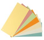 Intercalaires, pour format A4, carte lustrée