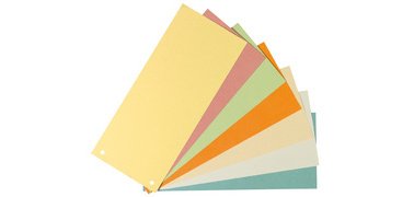 Intercalaires, pour format A4, carte lustrée