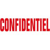 Tampon avec texte Printer 20 'CONFIDENTIEL'