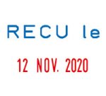 Tampon dateur Mini Dater S160 L1 'RECU le', FR