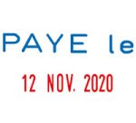 Tampon dateur Mini Dater S160 L2 'PAYE le'