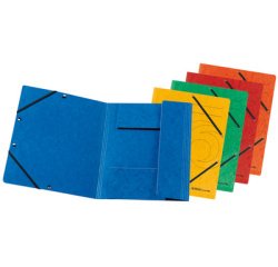 Chemise avec élastiques easyorga, A4, couleurs
