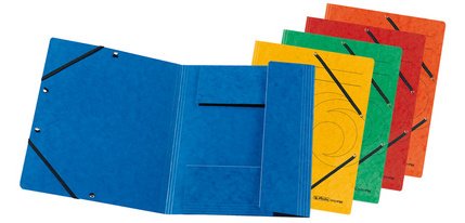 Chemise avec élastiques easyorga, A4, couleurs