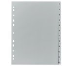 Intercalaires en plastique, chiffres, A4, 31 touches