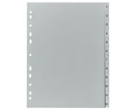 Intercalaires en plastique, chiffres, A4, 31 touches