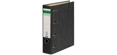 classeur double mécanisme rado, largeur dos: 75 mm,noir