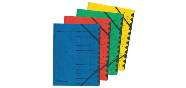 Trieur easyorga, A4, carton, 12 compartiments