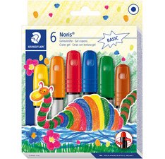 Craie gel, étui de 6 en carton