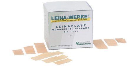LEINAPLAST pansement 1 m x 6 cm, élastique, couleur de peau