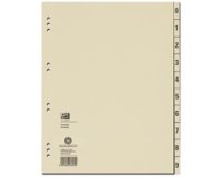 Intercalaires, chamois, 240 x 300 mm, en carton dur