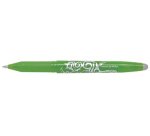 Roller pilot frixion ball écriture moyenne 0.5mm encre effaçable grip préhension rechargeable gomme sertie vert pomme
