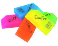 Gomme en plastique translucide, assorti