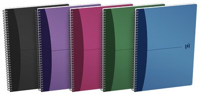 Office Cahier à spirale, A4, ligné, 180 pages