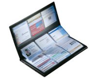 Album cartes de visite Sigel VZ175 288 cartes imitation cuir noir