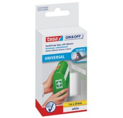 Bande ON&OFF auto agrippante velcro noir 2,5mx20mm