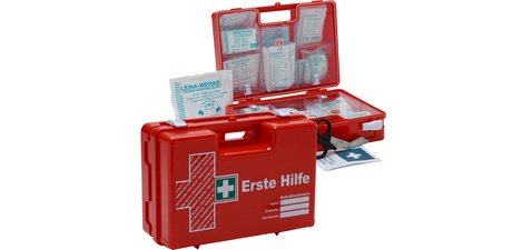 LEINA Mallette de premiers secours SAN, contenu DIN 13169,