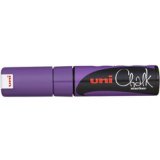 Uni-ball Krijtmarker paars, beitelvormige punt van 8 mm