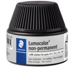 Flacon de recharge Lumocolor, non permanent, noir