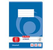 Cahier Octave x.book, format A6, ligné, 70g/m2, 60