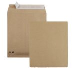 Pochettes à soufflets, B4, 250 x 353 mm, kraft brun