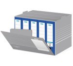 container d'archives tric, A4, gris/blanc,