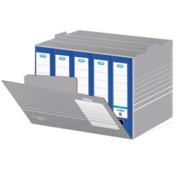 container d'archives tric, A4, gris/blanc,