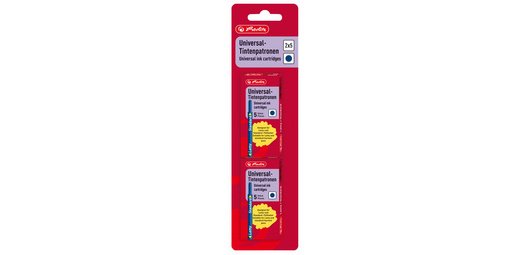 Long ink cartridges, royal blue