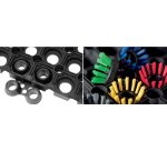 Elément de liaison pour essuie-pieds en caoutchouc