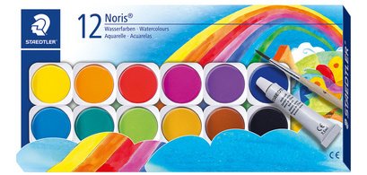 Boîte de peinture Noris, 12 couleurs