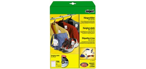 Etiquette à trou, 38 x 55 mm (A4), 200 g/m2, blanc