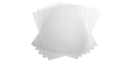 Cover for binding strip, A4, PP, transparent