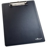 Porte-bloc A4 avec pochette noir Durable 22 x 32 cm