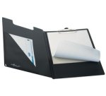 Porte-bloc, en PVC souple, noir