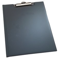 Blokhouder A5 zwart in soepel PVC