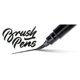 Arts Stylo pinceau Brush Pen, corps: noir