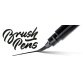 Arts Stylo pinceau Brush Pen, corps: noir