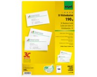 Cartes de visite, 85 x 55 mm, 250 g/m2, extra blanc