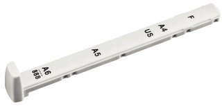 réglette de guidage Nexxt pour perforateur, gris clair