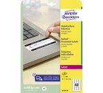 Etiquette indécollable, blanc