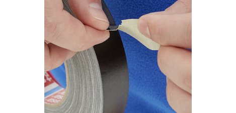 Textieltape 4657, 50 mm x 50 m, grijs