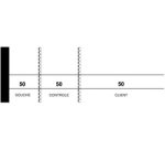 Passepartout-Block, 50 x 150 mm, für Tombola