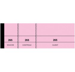 Bloc passe-partout, 50 x 150 mm, pour tombola