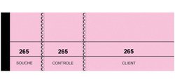 Bloc passe-partout, 50 x 150 mm, pour tombola