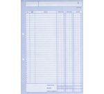 Manifold 'Recettes / Dépenses', A4, dupli, 50 feuillets