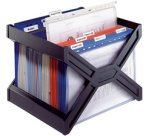 Bac pour dossiers suspendus CARRY plus, noir