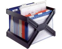 Bac pour dossiers suspendus CARRY plus, noir