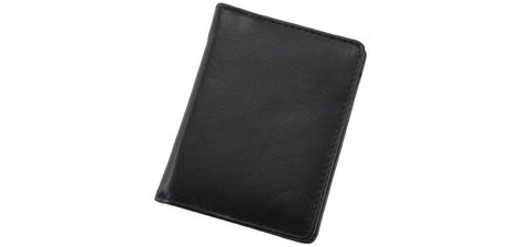 Etui pour bloc-notes, cuir, noir