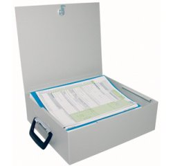 Classeur à levier coffret, en tôle d'acier, A4