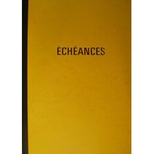 Piqûre 'Echéancier', 96 pages, 297 x 210 mm